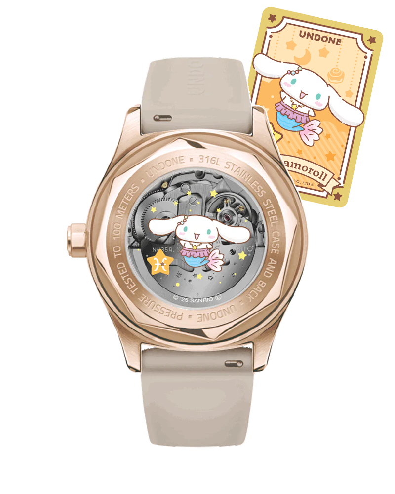 UNDONExシナモロール 腕時計 ドリーミーベージュ